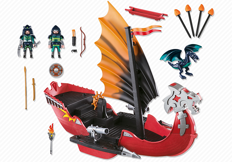 PLAYMOBIL 5481 Smoczy statek wojenny