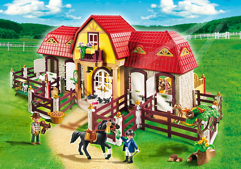 PLAYMOBIL 5221 Duża stadnina koni z boksami stajennymi