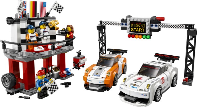 LEGO 75912 Speed Champions Porsche 911 linia mety