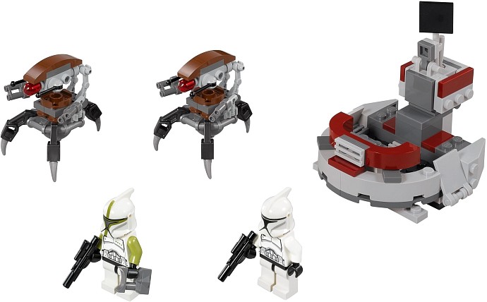 LEGO Star Wars 75000 Clone Trooper vs. Droidekas klocki lego LEGO Star Wars 75000 Clone Trooper vs. Droidekas