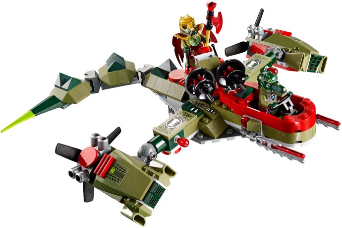 LEGO Chima 70006 Krokodyla łódź Craggera