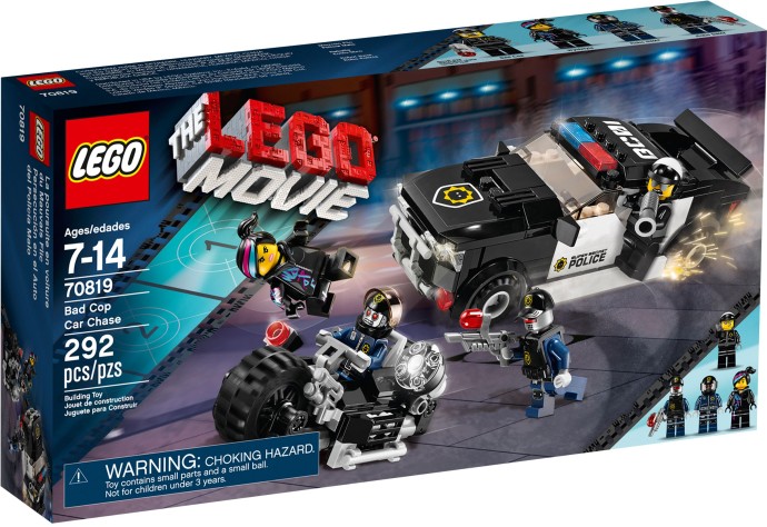 LEGO 70819 Movie Pościg za złym policjantem