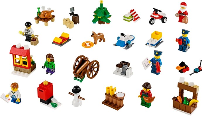 LEGO 60063 City Kalendarz Adwentowy klocki lego LEGO 60063 City Kalendarz Adwentowy