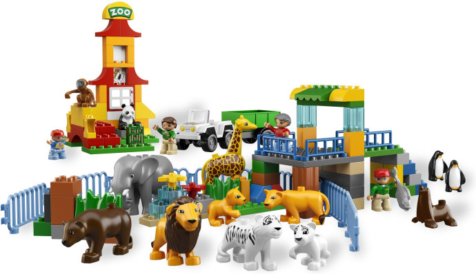 LEGO Duplo 6157 Duże ZOO wiek 2-5 KLOCKI LEGO LEGO Duplo 6157 Duże ZOO wiek 2-5