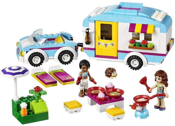 LEGO 41034 Friends samochód z przyczepą klocki LEGO LEGO 41034 Friends samochód z przyczepą