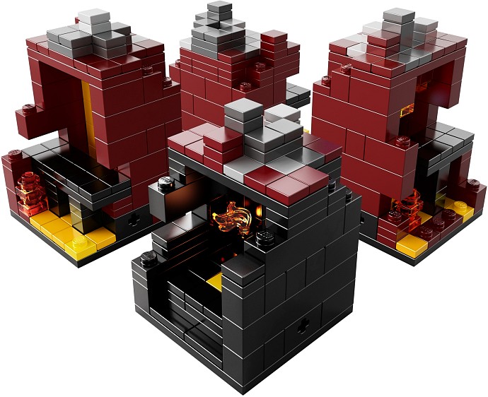 LEGO Minecraft 21106 Micro World: Nether LEGO Minecraft 21106 Micro World: Nether