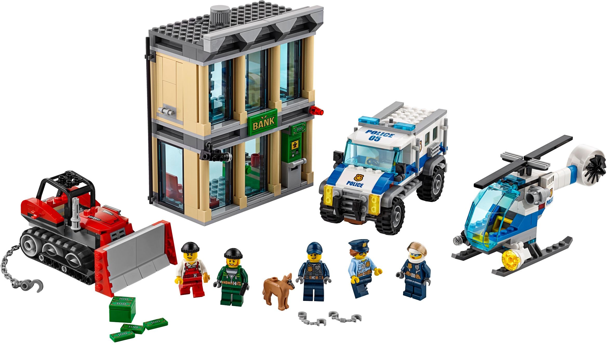LEGO 60140 City Włamanie buldożerem