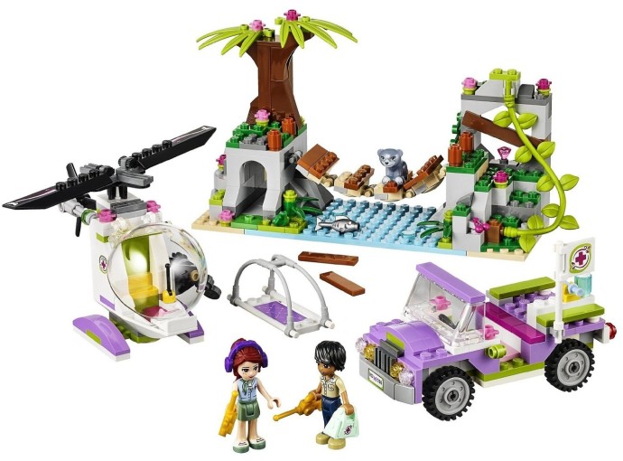 LEGO 41036 Friends Most ratunkowy w dżungli klocki LEGO LEGO 41036 Friends Most ratunkowy w dżungli