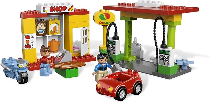 LEGO DUPLO 6171 Stacja paliw KLOCKI LEGO LEGO DUPLO 6171 Stacja paliw