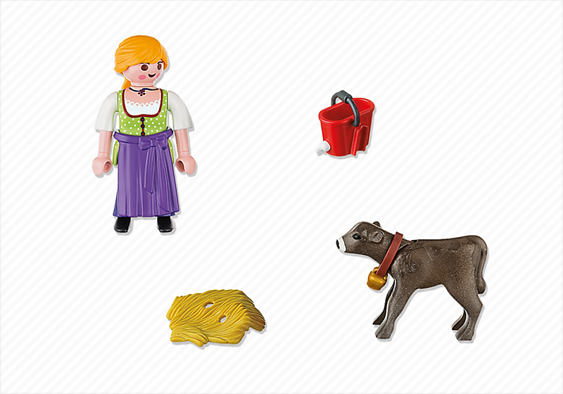 PLAYMOBIL 4778 Gospodyni z cielakami