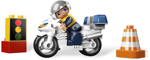 LEGO Duplo 5679 Motocykl policyjny klocki LEGO LEGO Duplo 5679 Motocykl policyjny