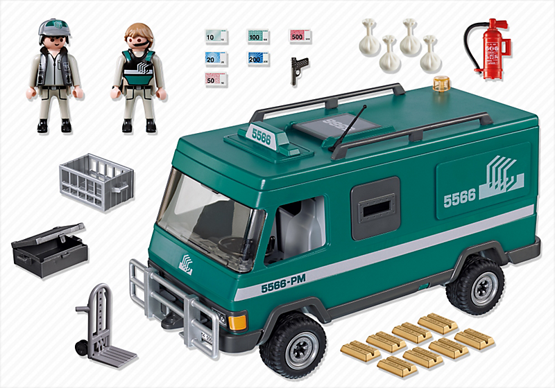 PLAYMOBIL 5566 Transport pieniędzy