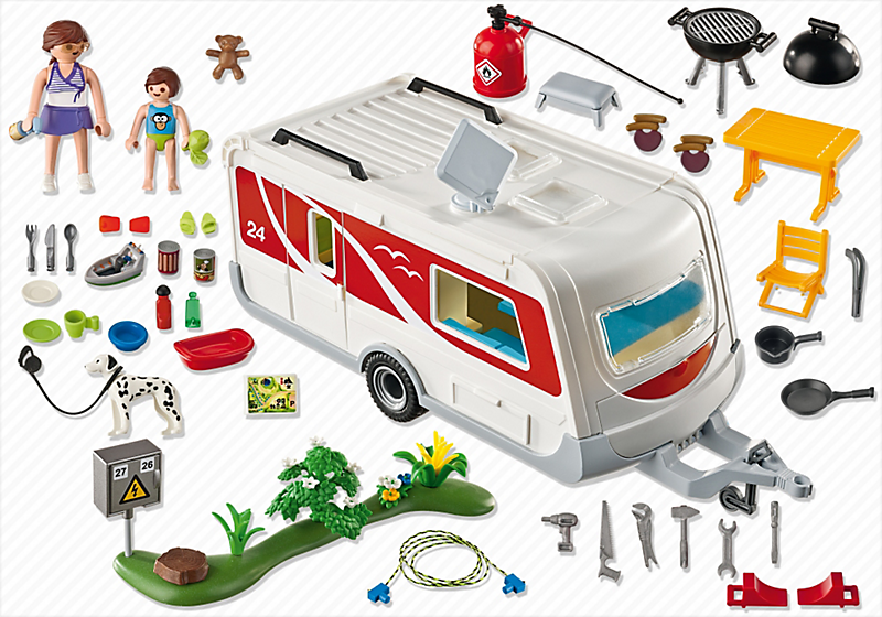 PLAYMOBIL 5434 Przyczepa kempingowa