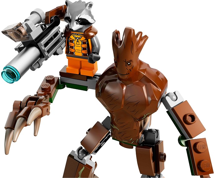 LEGO 76020 Super Heroes Ucieczka z bazy Knowhere klocki lego LEGO 76020 Super Heroes Ucieczka z bazy Knowhere