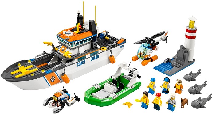 LEGO City 60014 Patrol straży przybrzeżnej LEGO City 60014 Patrol straży przybrzeżnej