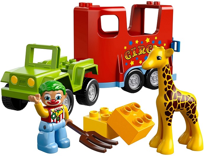 LEGO Duplo 10550 Pojazd cyrkowy KLOCKI LEGO LEGO Duplo 10550 Pojazd cyrkowy