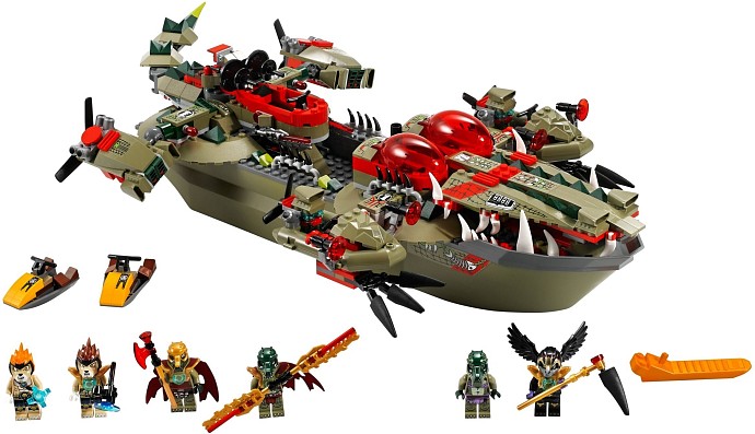 LEGO Chima 70006 Krokodyla łódź Craggera