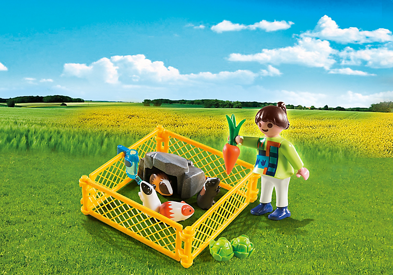 PLAYMOBIL 4794 Dziewczynka z świnkami morskimi
