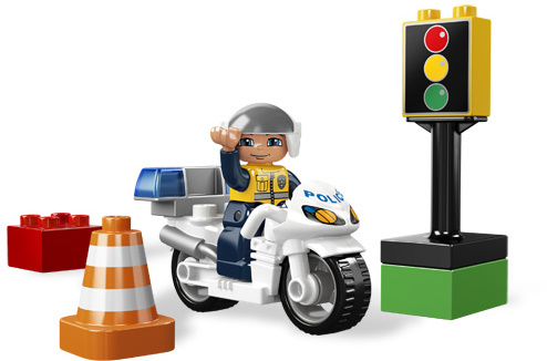 LEGO Duplo 5679 Motocykl policyjny klocki LEGO LEGO Duplo 5679 Motocykl policyjny