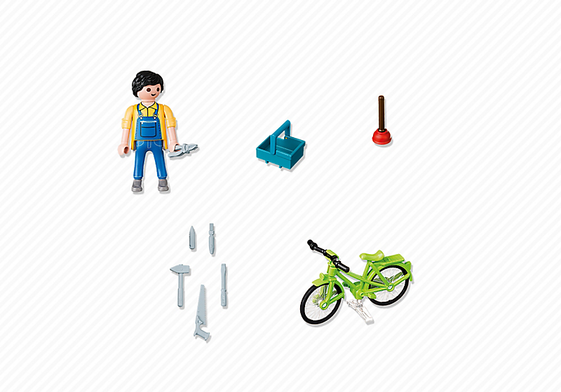 PLAYMOBIL 4791 Rzemieślnik z rowerem