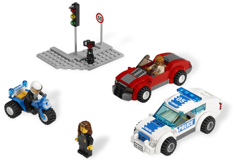 Klocki LEGO City 3648 Pościg Policyjny.