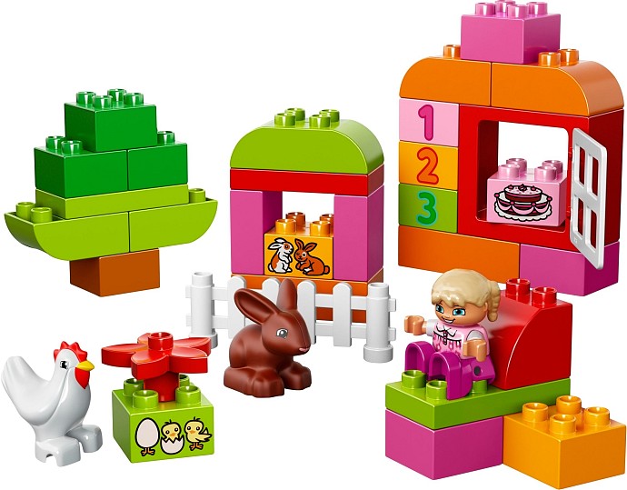 LEGO Duplo 10571 Zestaw z różowymi klockami