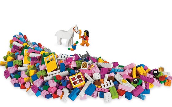 LEGO 5560 Duży różowy kubełek