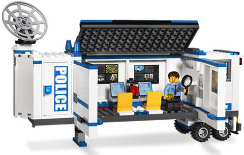 LEGO City 7288 Mobilna jednostka policji KLOCKI LEGO LEGO City 7288 Mobilna jednostka policji