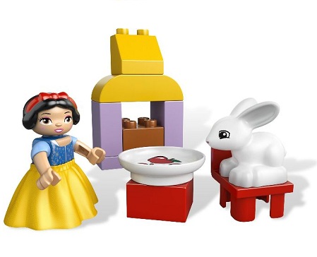 LEGO Duplo 6152 Chatka Królewny Śnieżki. klocki LEGO LEGO Duplo 6152 Chatka Królewny Śnieżki.
