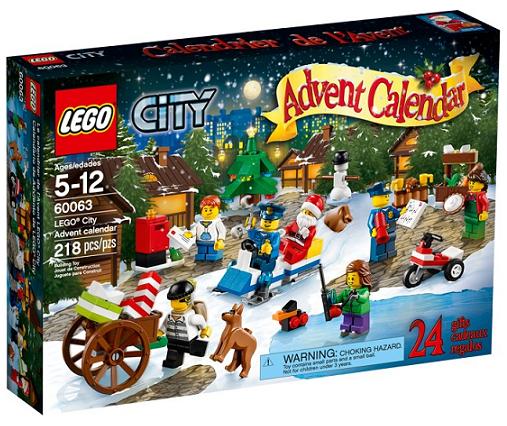 LEGO 60063 City Kalendarz Adwentowy klocki lego LEGO 60063 City Kalendarz Adwentowy