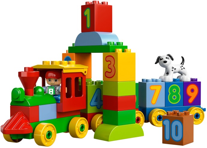 LEGO DUPLO 10558 Pociąg z cyferkami klocki LEGO LEGO DUPLO 10558 Pociąg z cyferkami