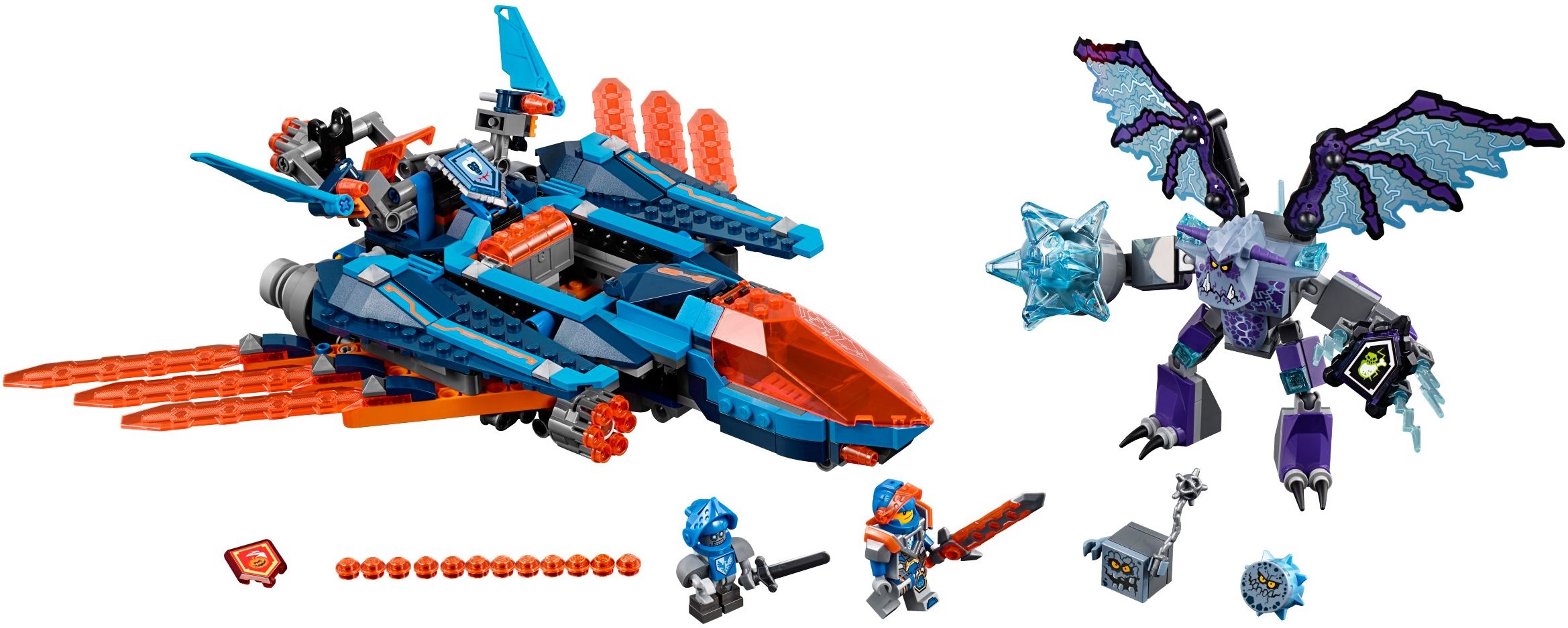 LEGO 70351 Nexo Knights Blasterowy myśliwiec Clay’a