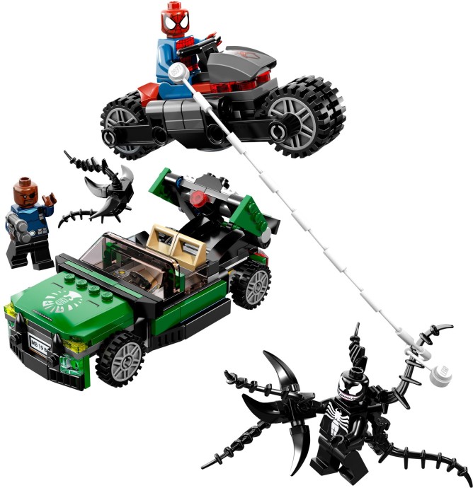 LEGO Super Heroes 76004 Spiderman Pościg na motorze klocki lego LEGO Super Heroes 76004 Spiderman Pościg na motorze