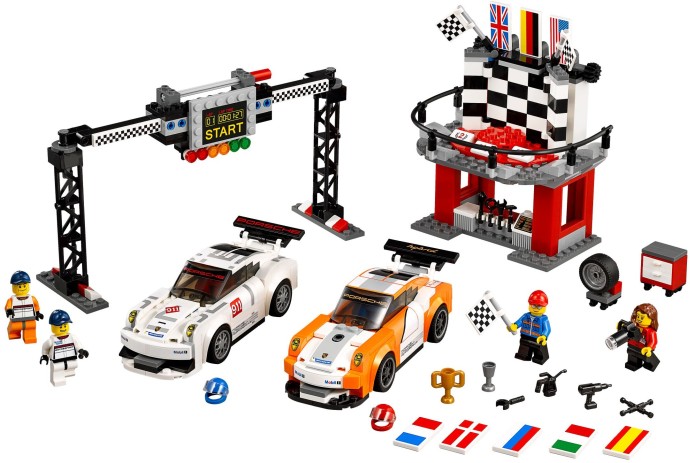 LEGO 75912 Speed Champions Porsche 911 linia mety