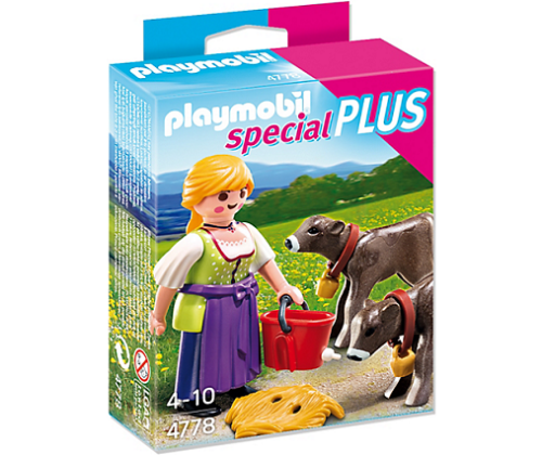 PLAYMOBIL 4778 Gospodyni z cielakami