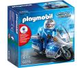 PLAYMOBIL 6876 Motocykl policyjny z kogutem LED
