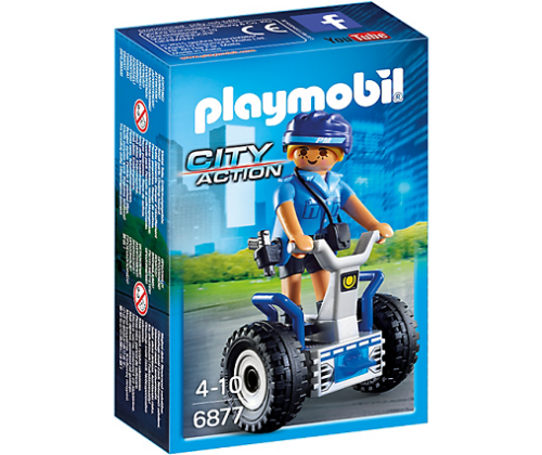 PLAYMOBIL 6877 Policjantka na segwayu