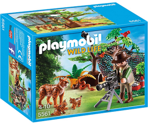 PLAYMOBIL 5561 Rodzina rysiów z kamerzystą