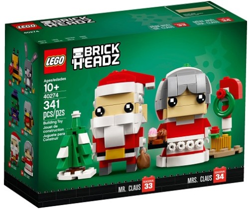 LEGO ® 40274 Św. Mikołaj i Pani Mikołajowa