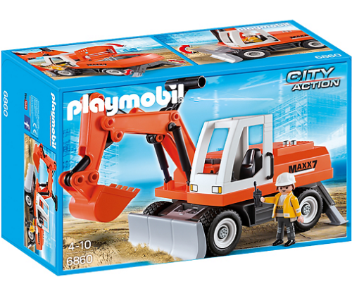 PLAYMOBIL 6860 Koparka z lemieszem