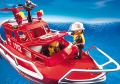PLAYMOBIL 3128 Łódź strażacka z armatką wodną