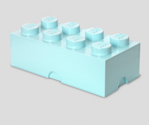  LEGO Pojemnik na klocki 8 pastelowy błękit 
