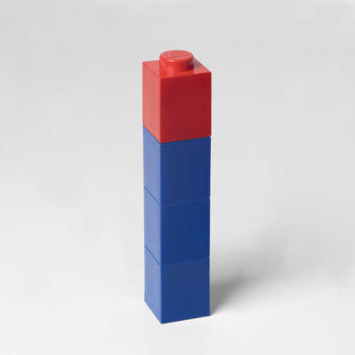  LEGO BIDON GRANATOWY Z CZERWONYM KORKIEM