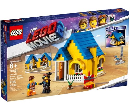 LEGO ® 70831 Dom Emmeta/Rakieta ratunkowa