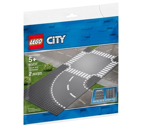 LEGO ® City 60237 Zakręt i skrzyżowanie