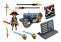 PLAYMOBIL 6164 Niebieska armata z aplikacją i oficerem piratów