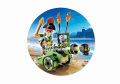 PLAYMOBIL 6162 Zielona armata z aplikacją i kapitanem piratów