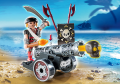 PLAYMOBIL 6165 Czarna armata z aplikacją i piratem