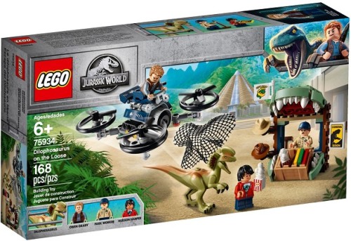 LEGO ® 75934 JURASSIC WORLD Dilofozaur na wolności