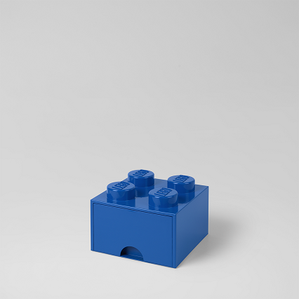 LEGO ® Pojemnik 4 szuflada niebieski